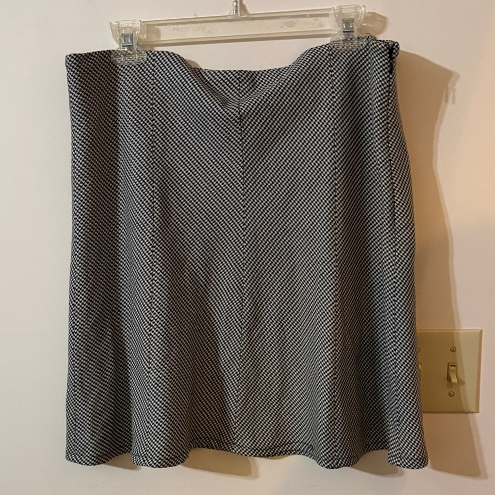 Zara Monochrome A-Line Skirt